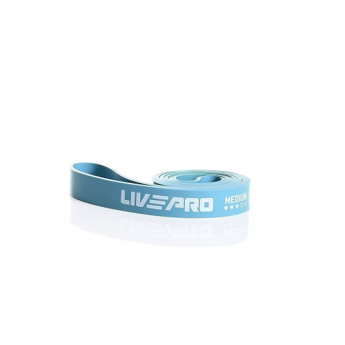 Купить Резинка для фитнеса  LivePro SUPER BAND Medium Blue (16-39kg) в Киеве - фото №1